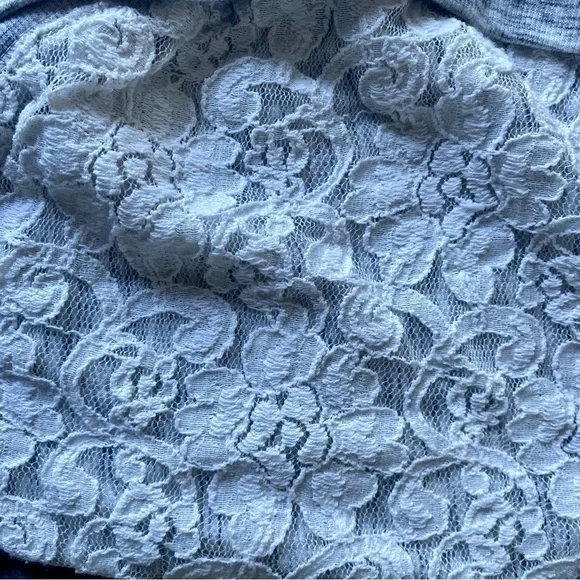 Anthropologie Saturday Sunday Lace Cocoon Cardigan in Sz Medium - Picture 7 of 7